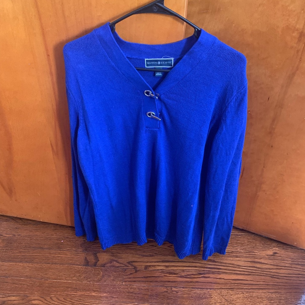 Blue sweater